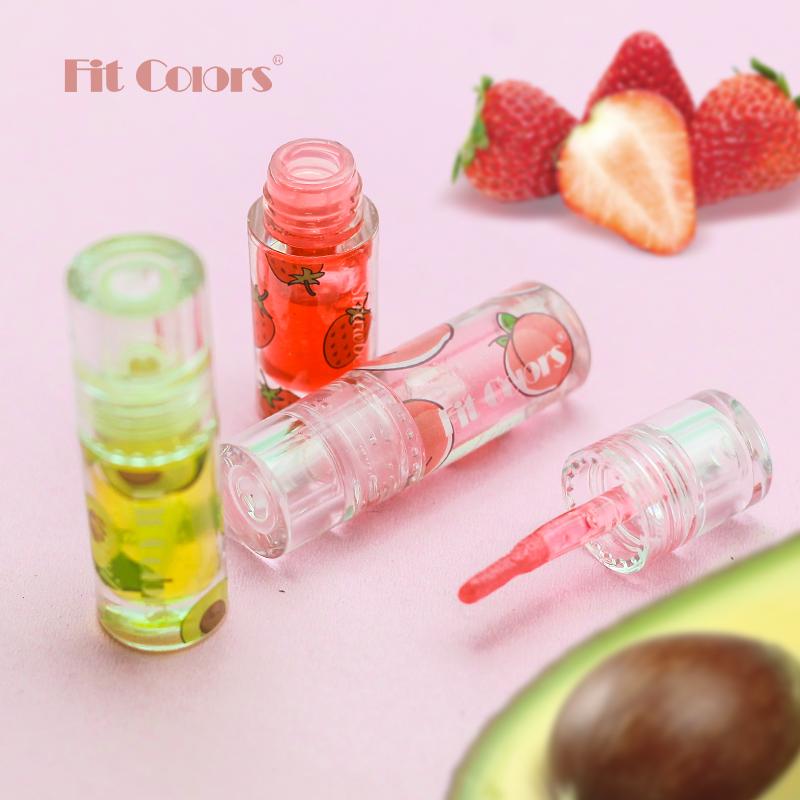 Fruit Lip Oil Hydrating Moisturizing Lip Gloss Long Lasting Glossy Lips Glass Lips Effect Natural Glow Lip Care Makeup for Women