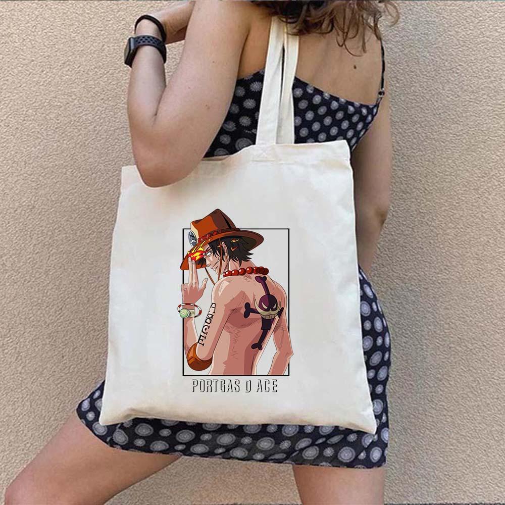 One Piece Luffy Aufdruck ein Schulter Canvas Tasche 7540
