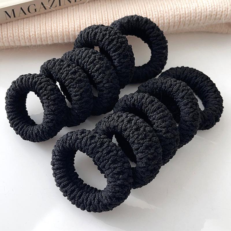 Thick & Wide High Elastic Hair Ties & Headbands - Durable for High Ponytails
