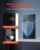 Wall Safe, 3-Tier Hidden Wall Mounted Safe with Password & Key, Q235 Cold-Rolled Steel In-Wall Box with LED Lighting, 2 Adjustable Shelves & 5 Key
