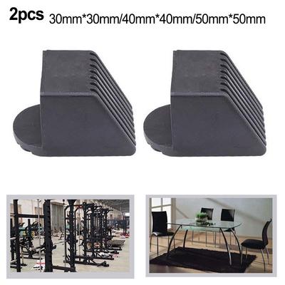 2 piezas Equipo de Fitness Tapa Cuadrada Protector de Pies Accesorios de Gimnasio