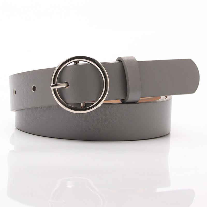 Curea decorativă pentru femei cu cataramă rotundă - Stil casual la modă