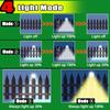 8PCS Clip on Solar Lights LED Outdoor Motion Sensor Garden Light With 4 Lighting Modes Waterproof For Camping Fence Garage Lamp