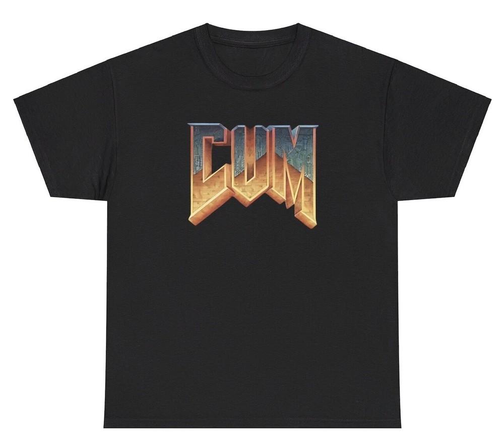 

CUM T Shirt Funny Rock Band Style Dank Meme Cursed Weirdcore Gen Z Tee Unisex T-Shirt XXXL