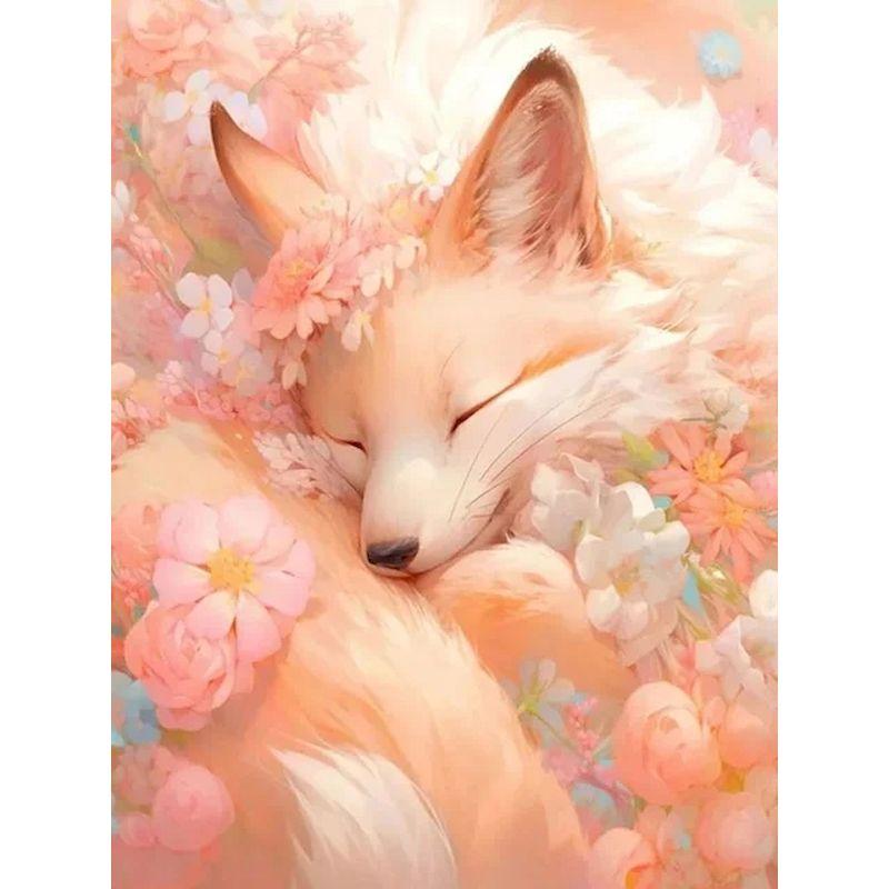 CHENISTORY Paint By Numbers For Adults Fox Handpainted DIY Picture By Number Animal Drawing On Canvas Home Decoration Gift
