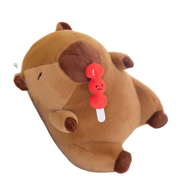 Adorable Candied Hawthorn Capybara Plush Toy - Cute and Quirky Birthday Gift for Girls