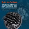 TRUE MODS 5 3/4 LED Headlight for Harley Davidson [Black Finish] Round LED Motorcycle