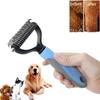 Peine Cepillo para Quitar Pelo de Gato Mascota Herramientas de Aseo para Perro Muda Recortador de Pelo de Cachorro Peines para Deslanar Recortar Pelo de Mascota