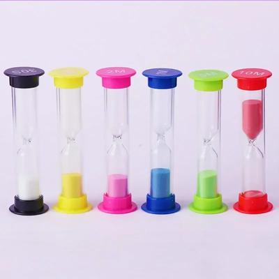 6 Stück/Set Sanduhr 30S 1 2 3 5 10 Minuten Ornamente für Zuhause Kindergeschenk Dekoration Timer Uhren Dekor Garten