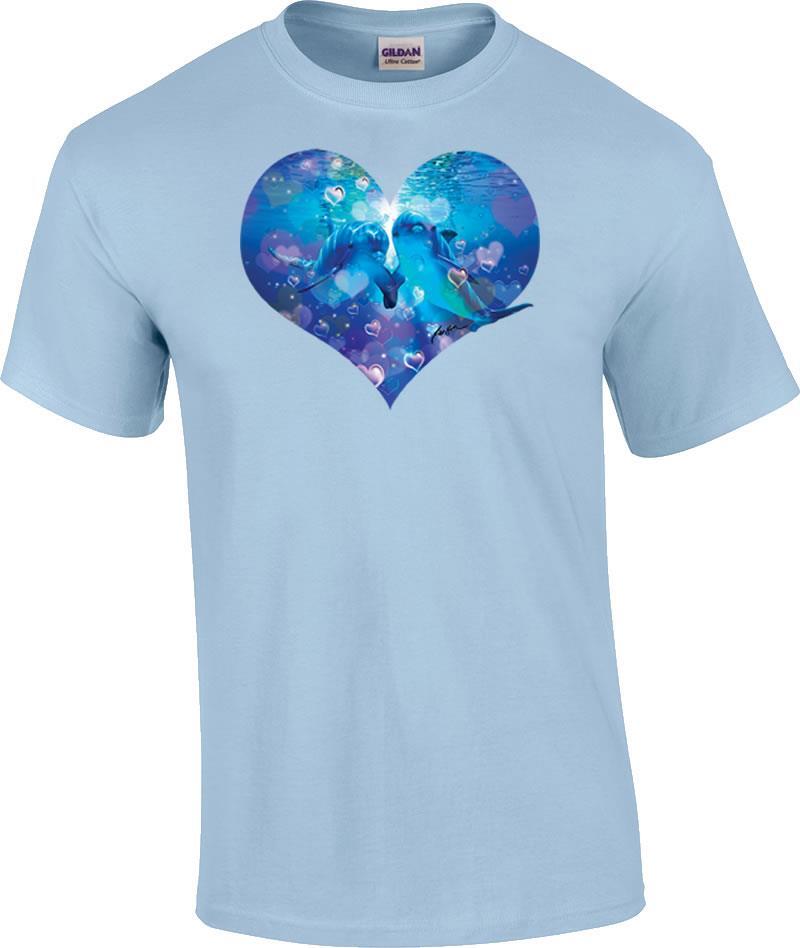 Endless Love Dolphin Ocean Sea Dolphins T-Shirt M