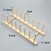 Wooden 8/16 Peg Spool Holder Sewing Thread /Storage Stand