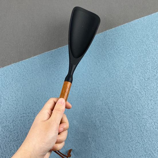 Silicone Cooking Spoon for Nonstick Cookware Heat Resistant Spatula Spoon Slotted Spoon Scraper Kitchen