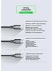 5A Fast Charging USB Elbow Data Cable for Car, Blind Plug, Available in 0.5m and 2m