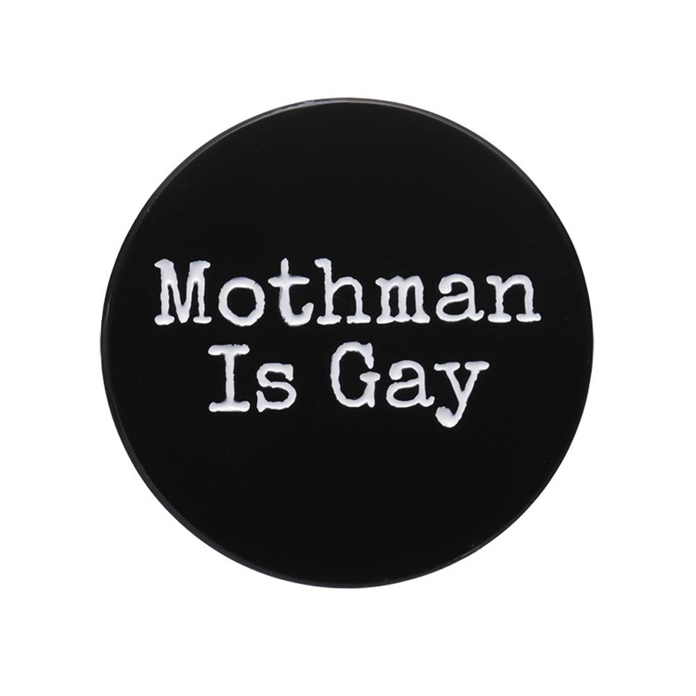 Gothic Horror Halloween Gift Lapel Pins Vampire Bat Mothman For Backpacks Punk Enamel Brooches For Briefcase Badges Accessories