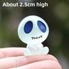 Miniature Resin Ghost Figurine With Glow Effect For Home Enthusiasts Decor