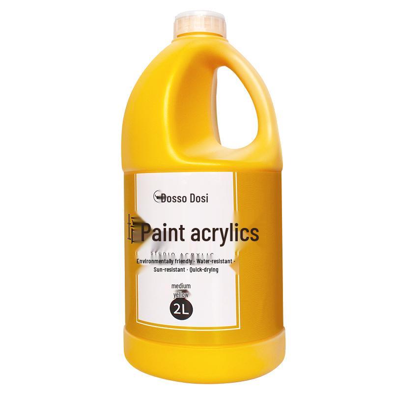 2L Acrylic Paint Bucket for Wall, Textile & Graffiti DIY Projects