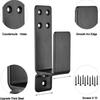 Carbon Steel Door Barricade Brackets Heavy Duty Security Bar Holders  Garage Safety