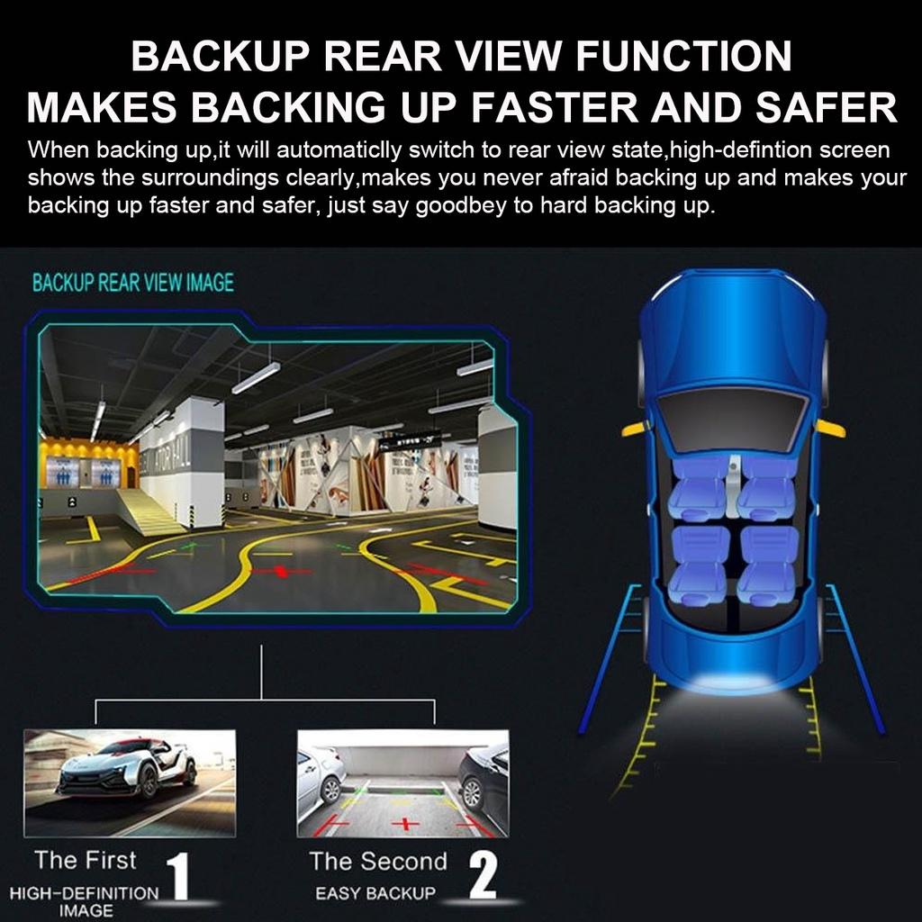 10'' Car Stereo Multimedia Android 10 Quad Core Touch Radio WIFI MP5 přehrávač GPS Nav Video