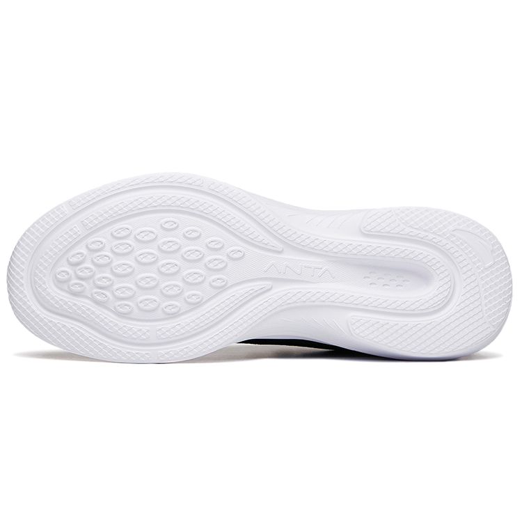 Anta Comfortable Cushioning Running Shoes Men Sneakers Black 112125570S-1