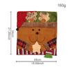 1/2Pcs Christmas Chair Back Covers 21.26x18.9in Chair Covers Dining Chair Slipcovers for Holiday Gatherings Interior Decoration