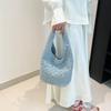 Personality Trend Rivet Bucket Bag Women 2025 New High-end Fashion Punk Underarm Shoulder Messenger Bag