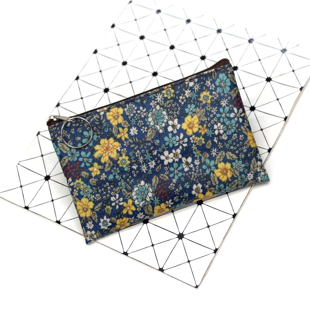 Poșetă retro din bumbac cu desene animate - Geantă pătrată mică și drăguță pentru fete