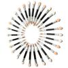 10Pcs Two Head Eye Shadow Lip Brush Two In One, Portable Sponge Eye Shadow Stick, Novice Makeup Brush Beauty Tools