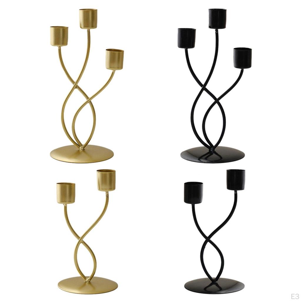 Candle Holder for Pillar Candles Stick Retro Table Centerpiece Ornament Living