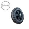 1pc 7inch Air Compressor Caster Wheels Shock Absorption Non-Slip Silent Replacement Wheels For Air Pumps Oil-free Machines