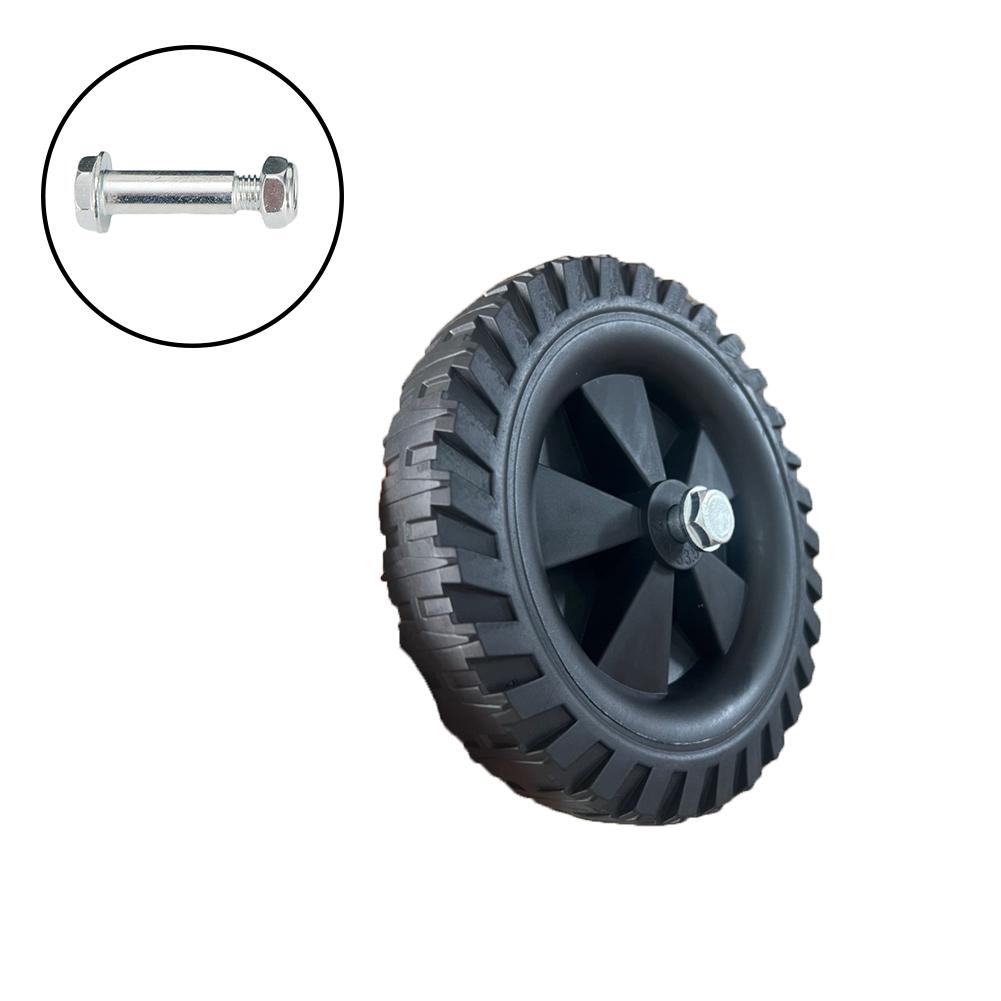 1pc 7inch Air Compressor Caster Wheels Shock Absorption Non-Slip Silent Replacement Wheels For Air Pumps Oil-free Machines