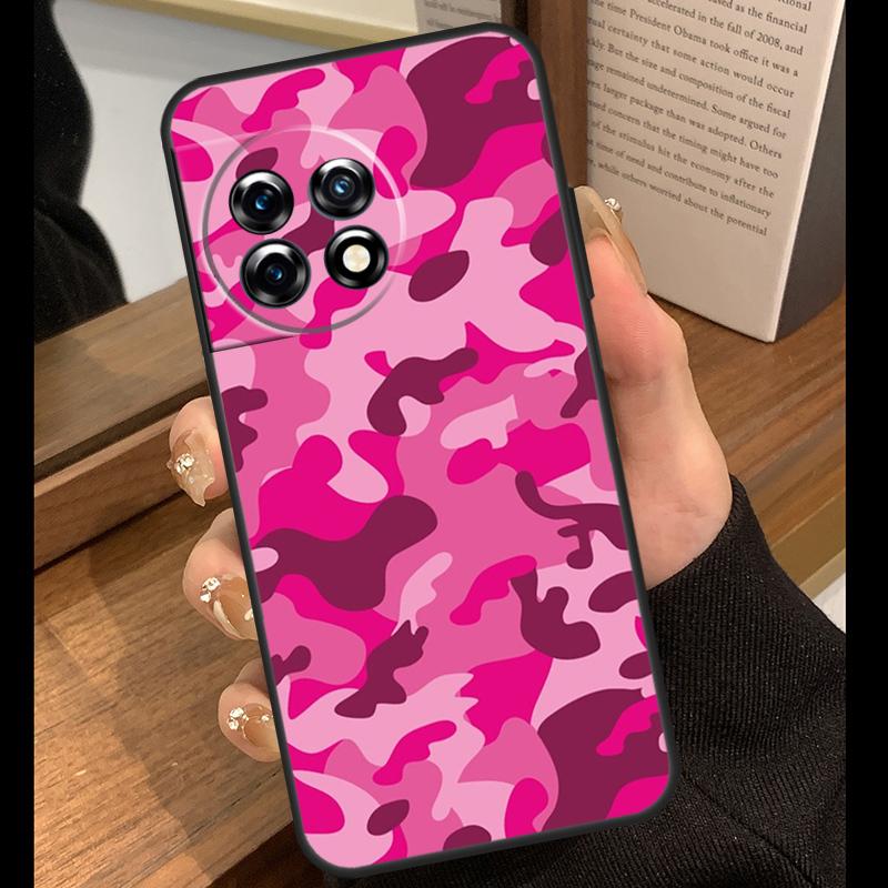 Camouflage Army Case For OnePlus 15R 13R 13T 12R 15 13 12 11 10 Pro 10T Nord CE 3 4 Lite N20 N30 Nord 5 Cover