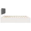 Bed Frame with Upholstered Headboard Light Grey 180 x 200 cm
