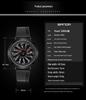 Sanda 1045 Mahjong Rotating Leather Strap Men's Creative Wristwatch