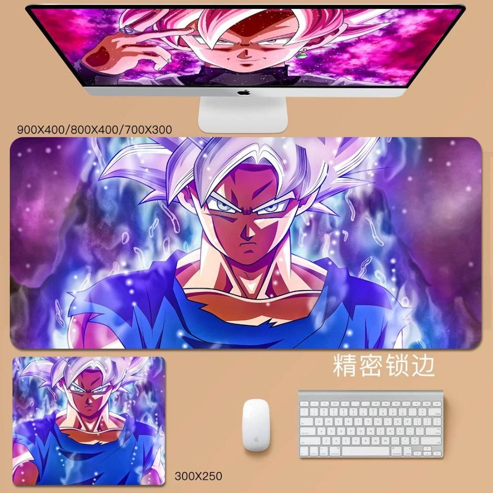 Man Cool Mouse Pad Convenience Dragon Ball Animation Son Goku Leather Mouse Pad Cartoon Vegeta Bulma Broly Large Keyboard Pad Student Desk Pad