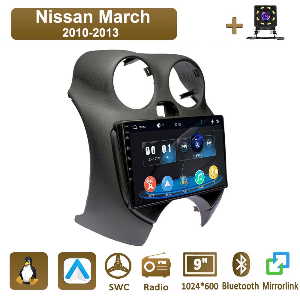 Icreative Car Radio Multimedia MP5 Player Head Unit Stereo BT For Nissan March 2010-2013