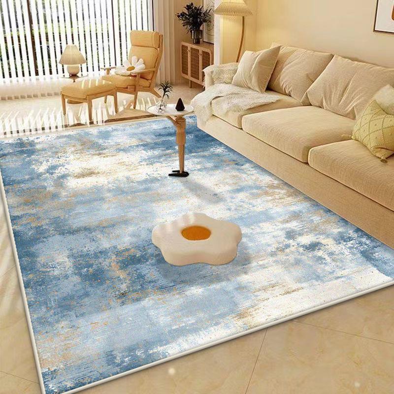 Modern Simple Style Plain Colour Carpet Living Room Non-slip Light Luxury Cute Girl Room Decor Rug Soft Washable Sofa Table Mat