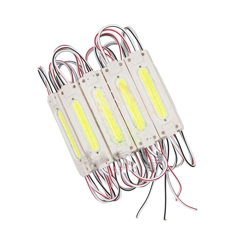 10pcs/lot 12V COB LED Module Waterproof Indicator Light Warning Lamp LED Back Light  Sign Channel
