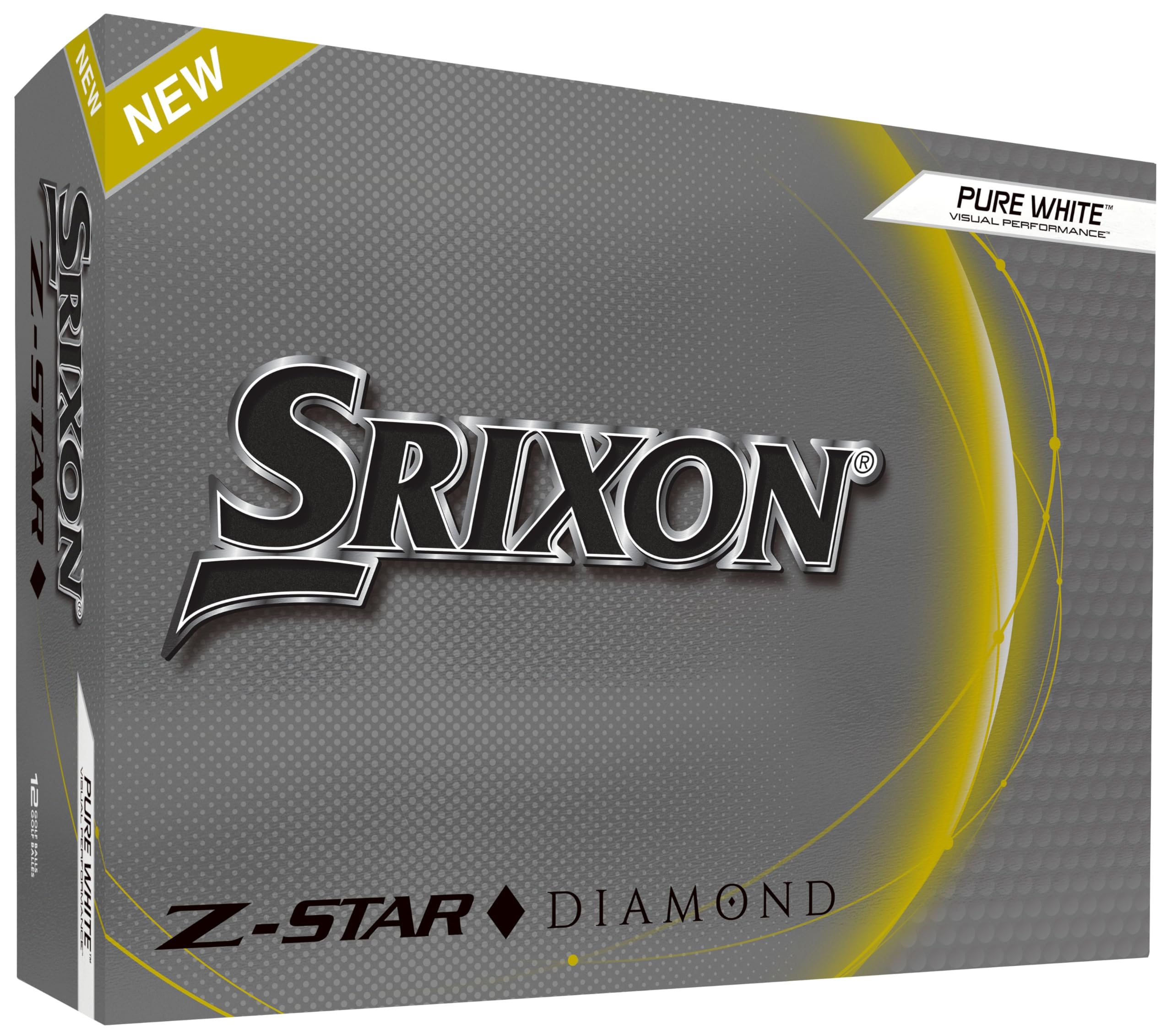 

Srixon Uni Diamond Golf Мячи Z-star, Белые, Универсальный размер