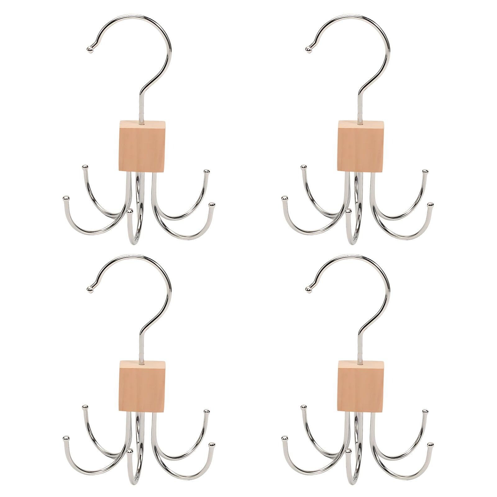 

adzu Necktie Belt Wooden Necktie Skirt Multifunctional Small Item Holds 6 Hats x Hanger, Hanger, Rack, Hanger, Storage, Hanger, Space-Saving, Items,