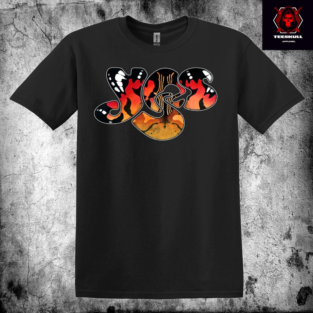 26 Sì Banda Rock Progressivo Britannica Anni '70 Maglietta Unisex Cotone Pesante T-SHIRT S-3XL Maglietta Unisex