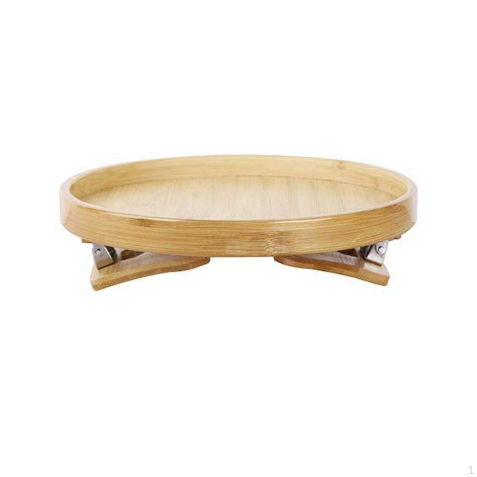 Sofa Armrest Tray Space Saving Foldable for Living Room, Small Areas