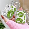 Case For Airpods Pro 4 2 Pro3 1 3 Pro2 Clear Earphone Cases Cover Fahion Red Lip Print