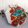 1pc Dragon Artwork Automatic Open/close Folding Umbrella, Compact Portable Travel Umbrella, Perfect Birthday/Christmas, Cute Umbrella, Durab
