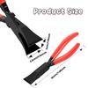 Metal Sheet Bender Plier Steel Metal Sheet Straight Plier Durable Mini Straight Sheet Metal Tool Portable Plier for Metal Sheet