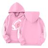 Children's Hoodies Loose Solid Color Hooded Sports Shirt Fashionable Sports Shirt