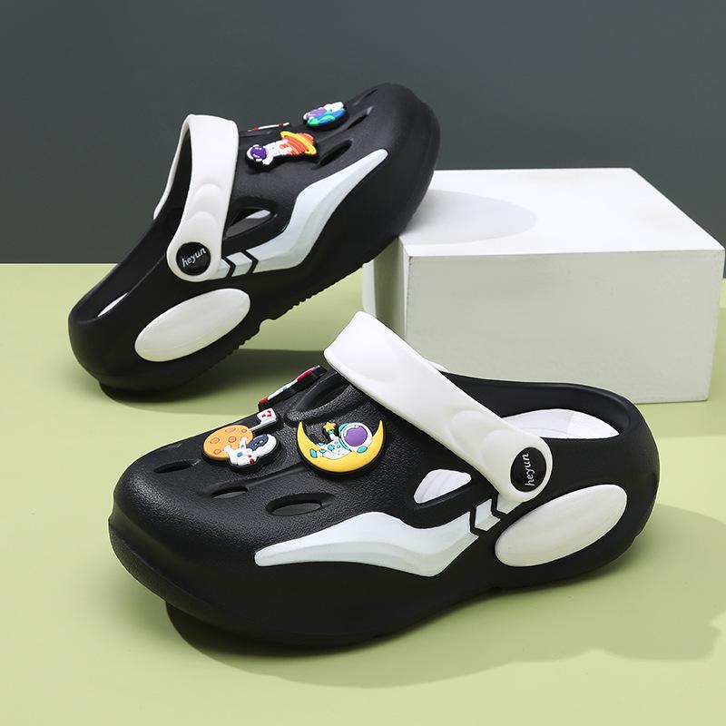 Boys Trendy Lightweight Clog Shoes Summer Eva Sandals Breathable Comfortable Design Nonslip
