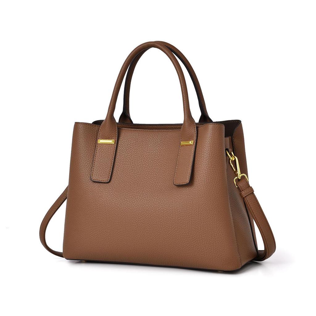 Women's Elegant Dual-Use Handbag: Large Capacity, Light Luxury, Commuter-Friendly