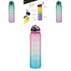 Omorc 1l Sports Water Bottle Leakproof Bpa-free With Detachable Filter And Time Marker
