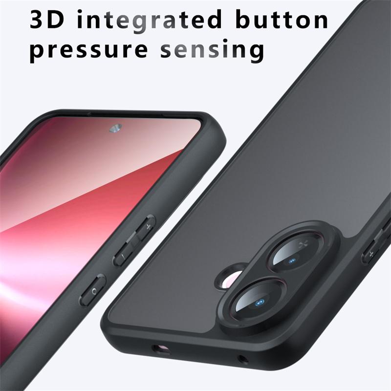 Translucent Matte Phone Case For Vivo iQOO Z10R Global Shockproof Matte Back Cover Vivo iQOO Z10R Case For Vivo iQOO Z10R Case