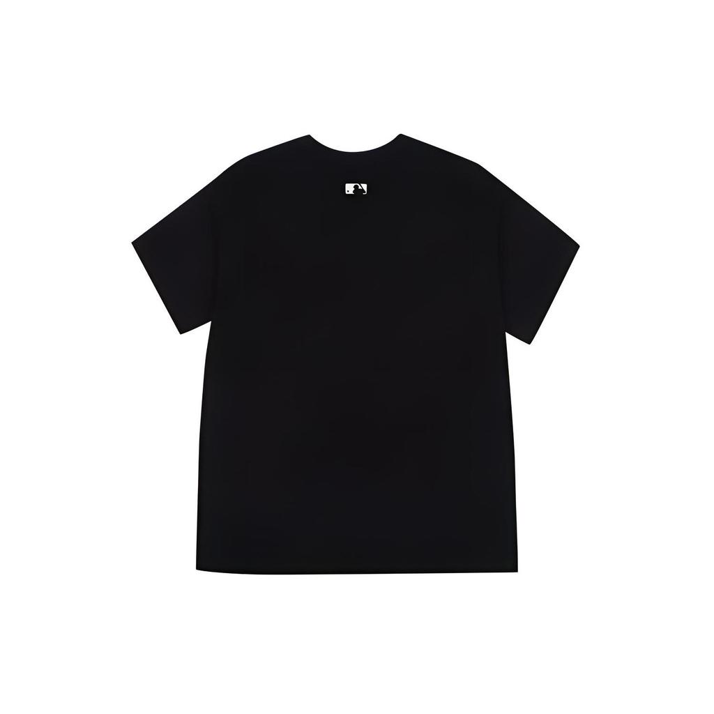 MLB T Shirts Unisex Black Crew Neck Moderate Straight Fit 31TS09031-50L